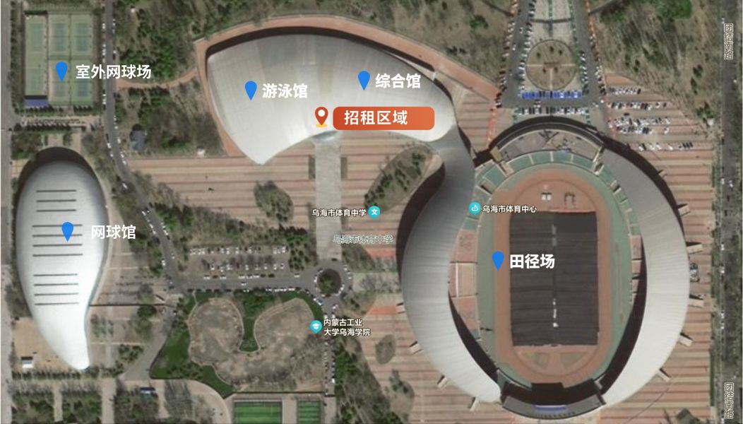 招租区域图 招租区域图