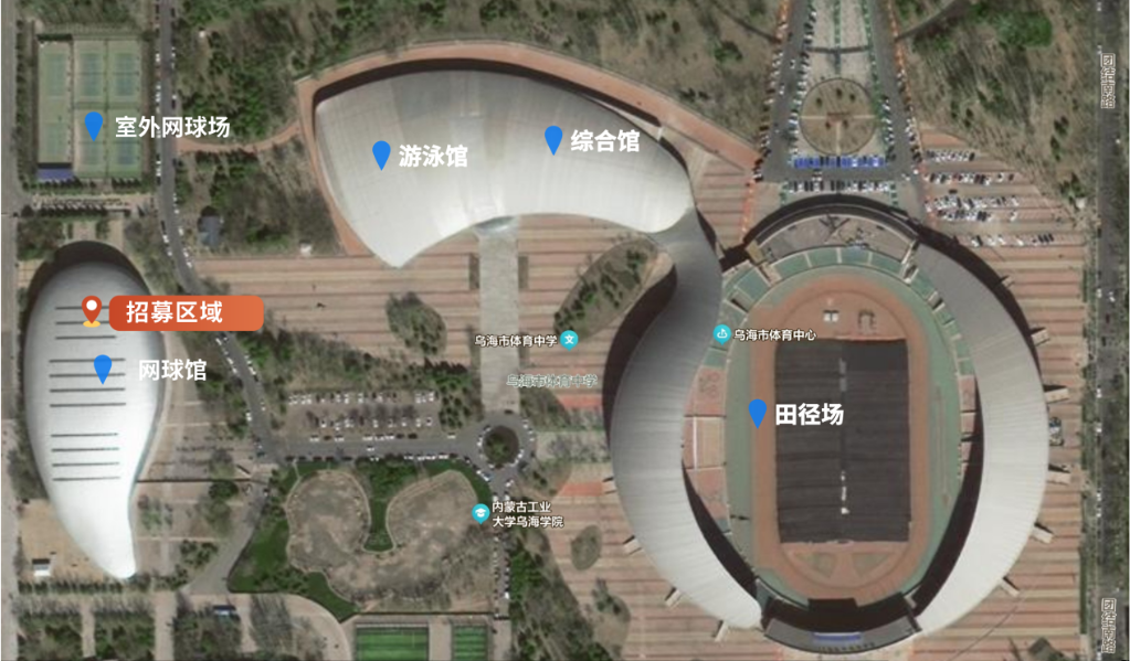 网球培训场地位置图 网球培训场地位置图